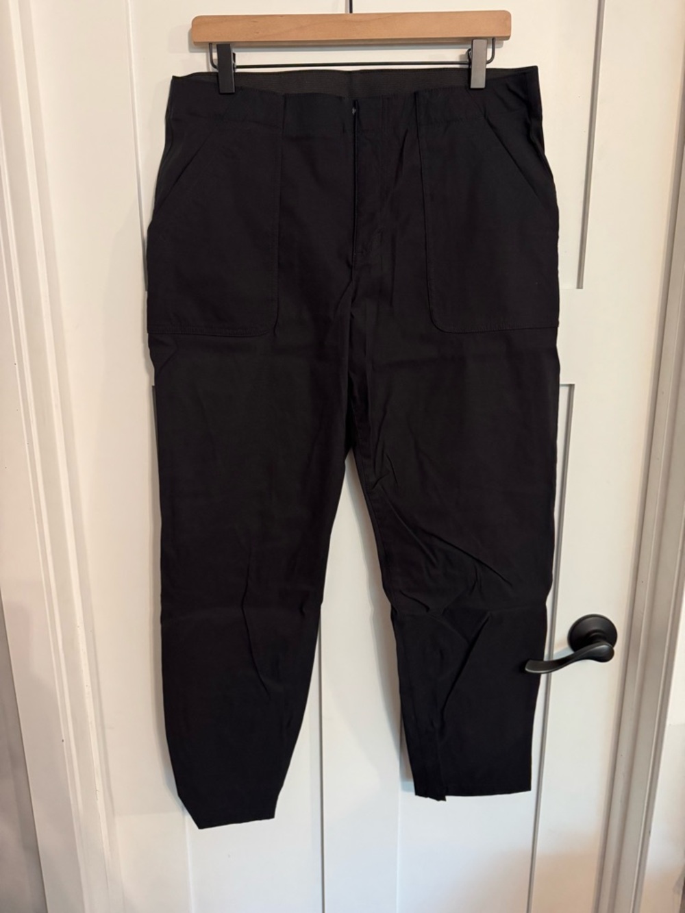 Eddie Bauer Black Cargo Pants - Slim Utility Style